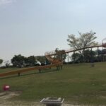 阿久比町 ふれあいの森の遊具、駐車場などの情報!長いローラー滑り台有、水遊びスポットもある!