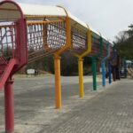 瀬戸市 瀬戸南公園の遊具、駐車場などの情報!複合遊具が3基あるよ!