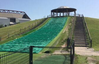 碧南市臨海公園芝滑り
