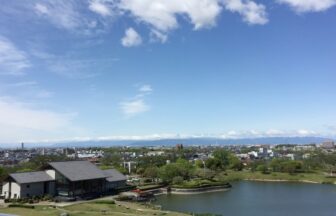 春日井市落合公園優れた景観