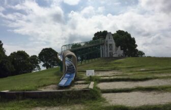 弥富市海南こどもの国長いローラー滑り台
